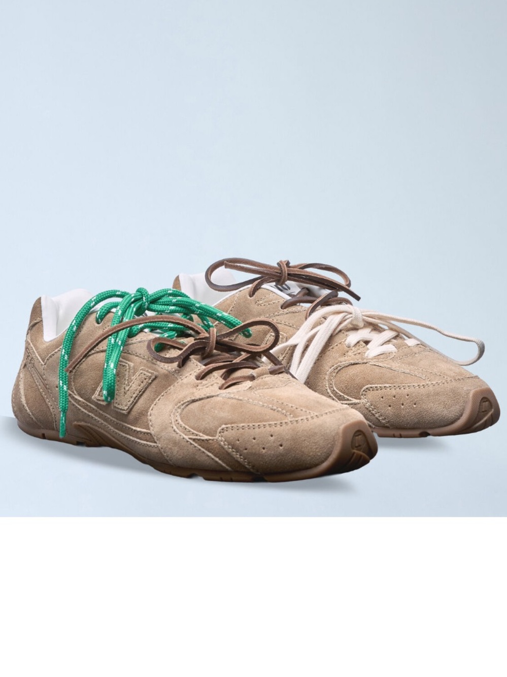 MIU MIU x New Balance 530 suede sneakers